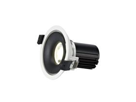 DM201032  Bolor 10 Tridonic Powered 10W 4000K 810lm 36° CRI>90 LED Engine White/Black Fixed Recessed Spotlight, IP20